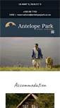 Mobile Screenshot of antelopepark.co.zw